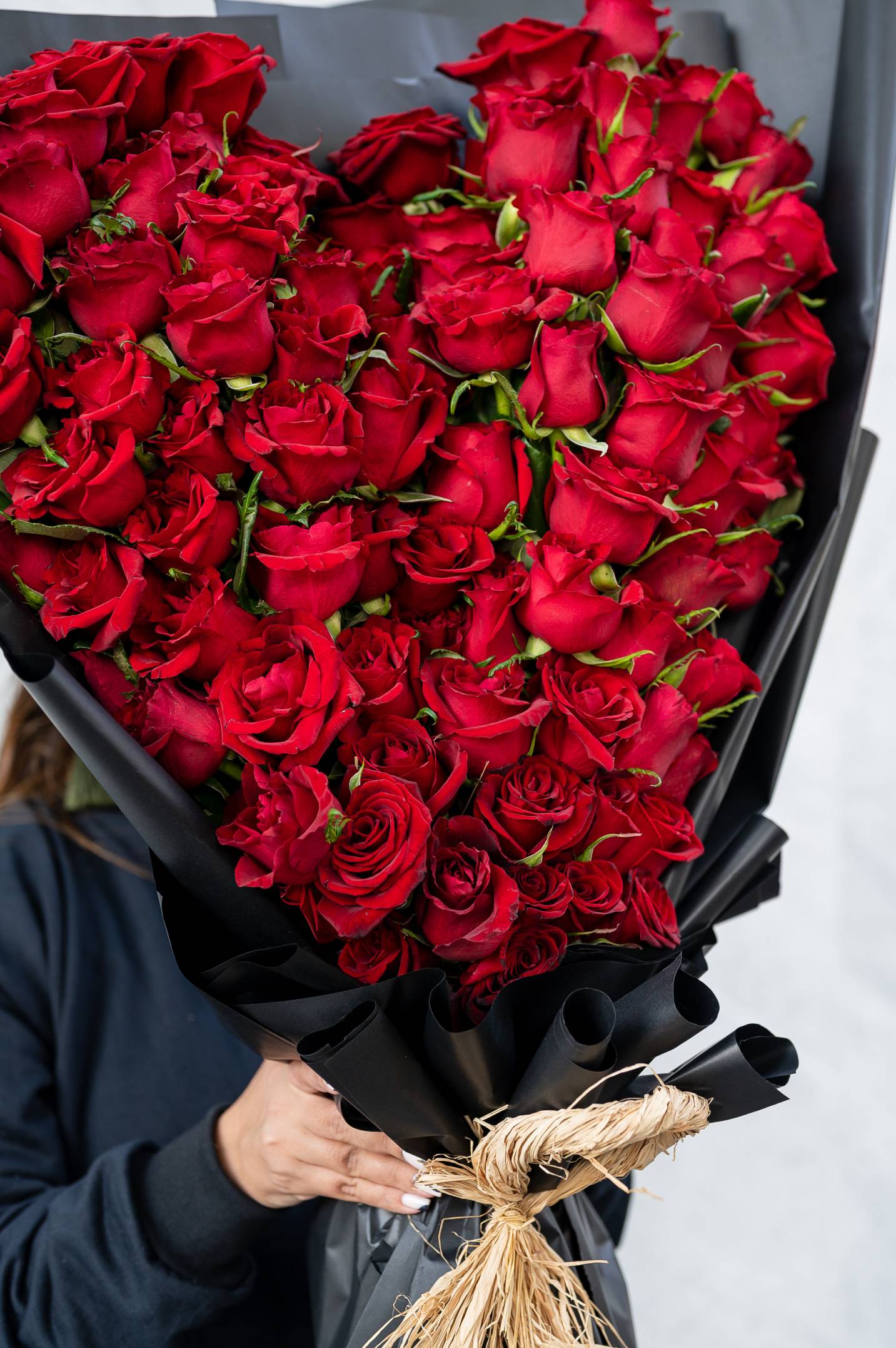 Big bouquet on sale of roses