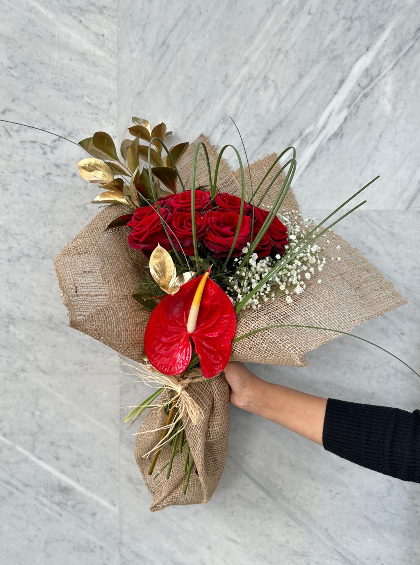 Unique Red Bouquet