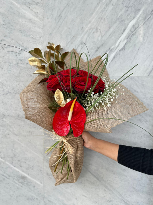 Unique Red Bouquet